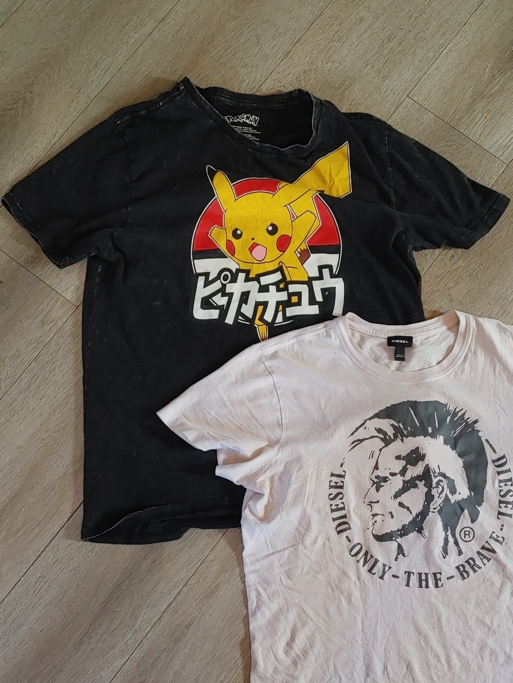Diesel \ PokemonMens White T Shirt Bundle - Picture 4 of 8
